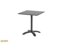 Ensemble Repas De Jardin 2 Personnes En Aluminium Et Résine Sophie -Solid || Mikado || Hevea Soldes Boutique table jardin aluminium resine sophie noir