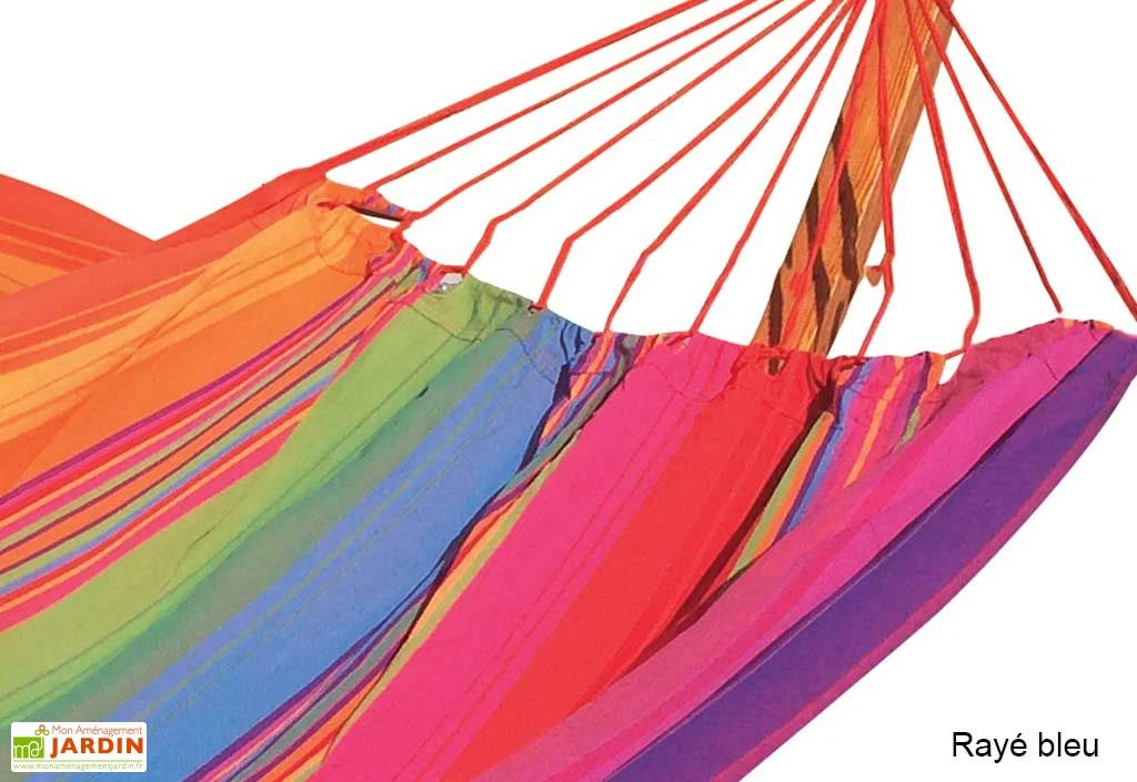 Toile De Hamac Double En Coton 150 X 220 Cm - Belize 3 Toile De Hamac Double En Coton 150 X 220 Cm - Belize – Image 3