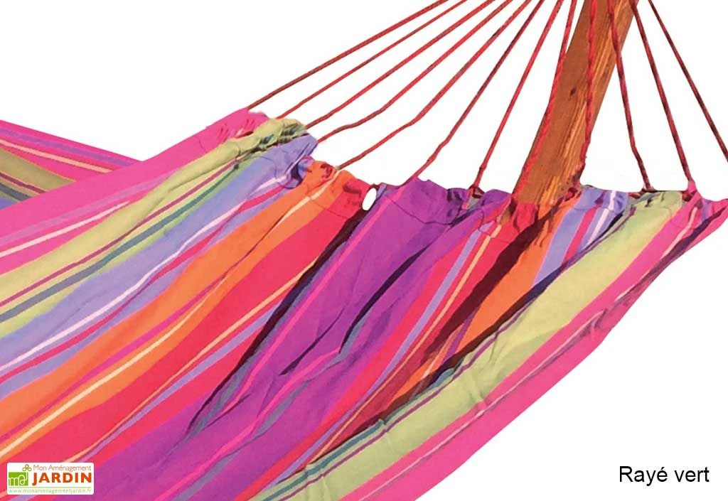 Toile De Hamac Double En Coton 150 X 220 Cm - Belize 4 Toile De Hamac Double En Coton 150 X 220 Cm - Belize – Image 4