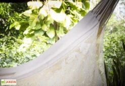 Hamac Double En Tissu Fait Main 1,80 X 2,40 M - Bogota XXL -Solid || Mikado || Hevea Soldes Boutique toile hamac tissu blanc bogota xxl