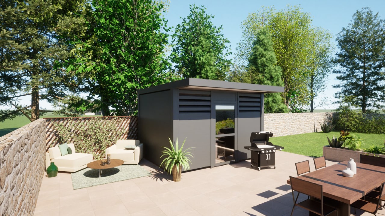 Solid || Mikado || Hevea Soldes Boutique -Solid || Mikado || Hevea Soldes Boutique abri de jardin en aluminium 11 2